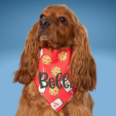 Scrunchie Bandanas Milk & Cookies by Life for Pawz – Handmade for pets