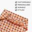 Scrunchie Bandanas Pumpkin Gingham by Life for Pawz – Handmade for pets
