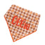 Scrunchie Bandanas Pumpkin Gingham by Life for Pawz – Handmade for pets