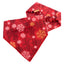 Scrunchie Bandanas Red Snowflake Scrunchie Bandana by Life for Pawz – Handmade for pets