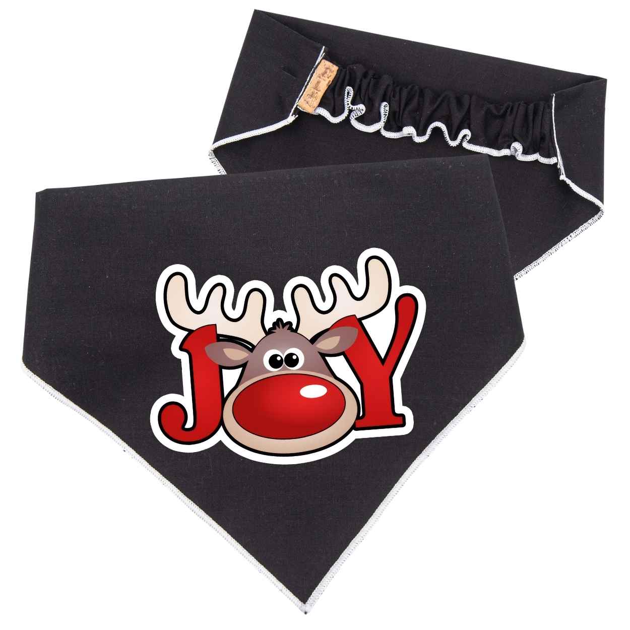Scrunchie Bandanas Reindeer Joy Scrunchie Dog Bandana by Life for Pawz – Handmade for pets