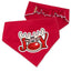 Scrunchie Bandanas Reindeer Joy Scrunchie Dog Bandana by Life for Pawz – Handmade for pets