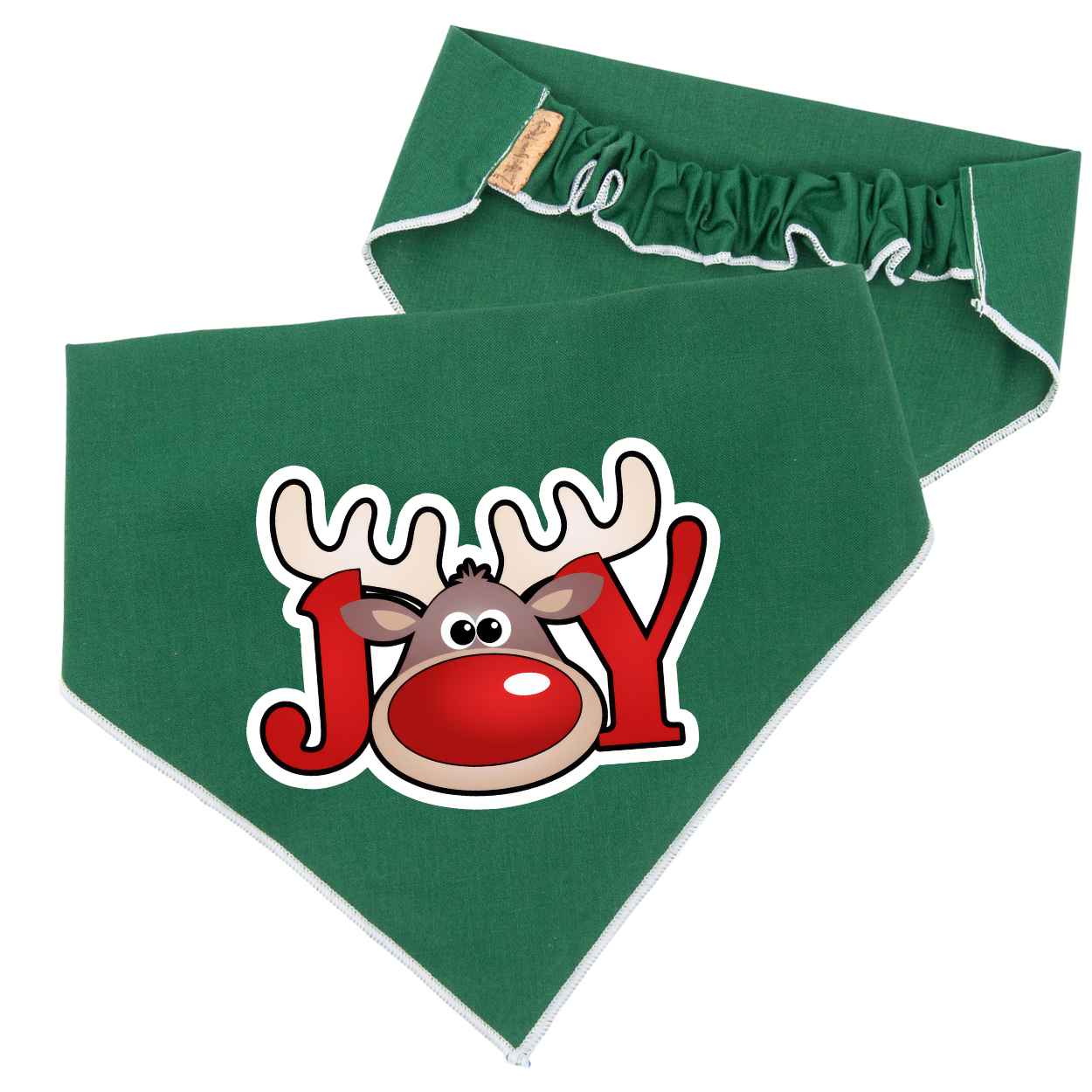 Scrunchie Bandanas Reindeer Joy Scrunchie Dog Bandana by Life for Pawz – Handmade for pets