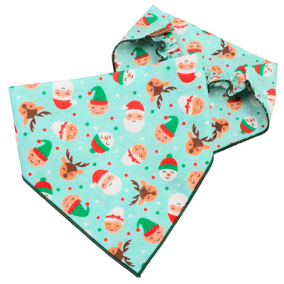 Scrunchie Bandanas Santa Elf Reindeer Scrunchie Bandana by Life for Pawz – Handmade for pets
