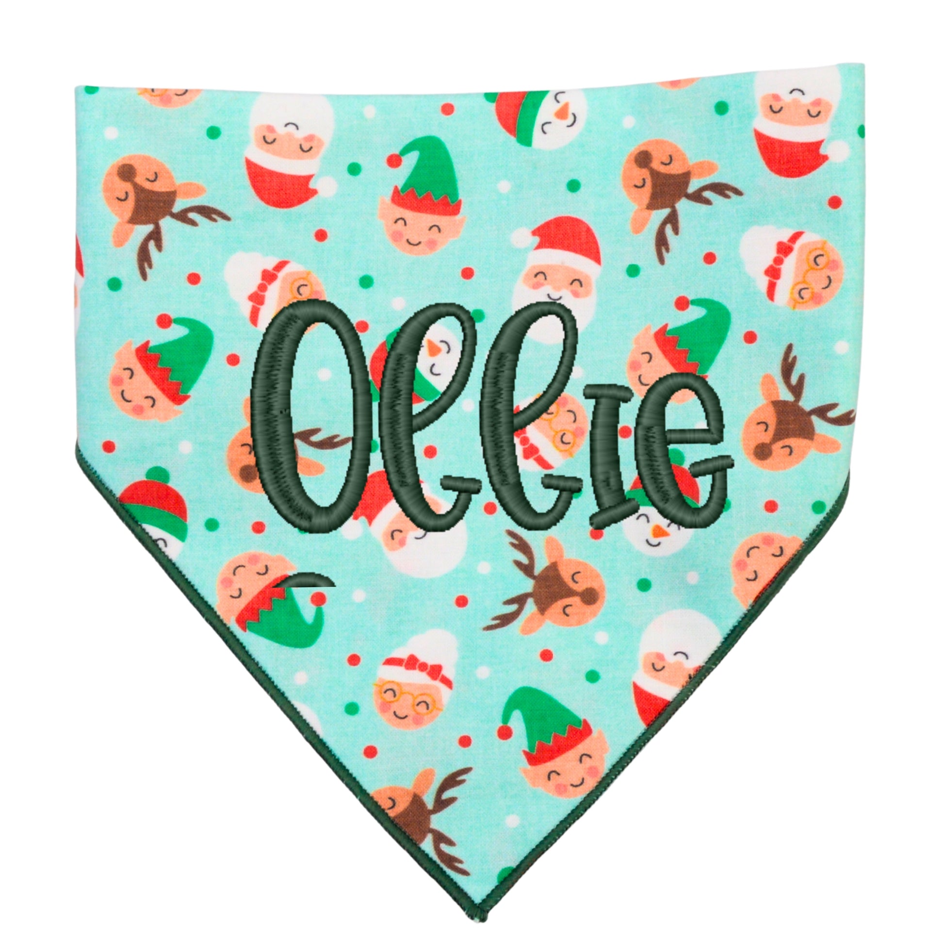 Scrunchie Bandanas Santa Elf Reindeer Scrunchie Bandana by Life for Pawz – Handmade for pets