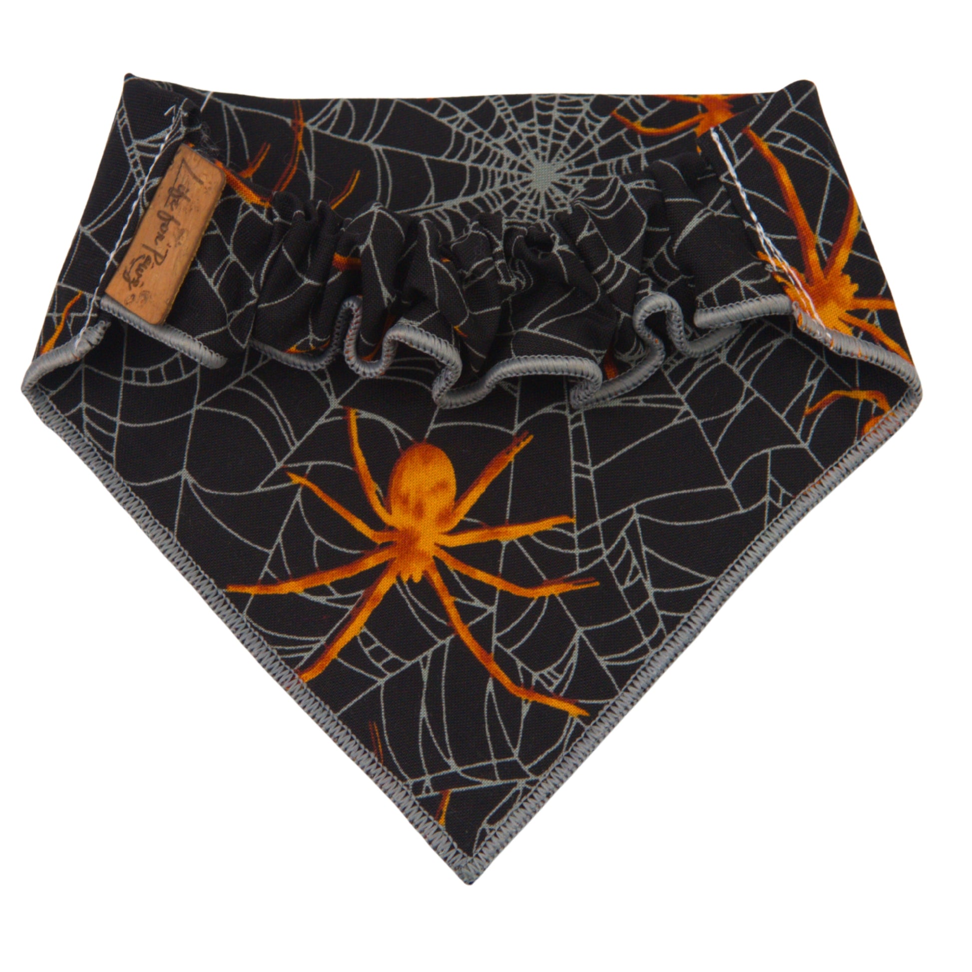 Scrunchie Bandanas Spider Web Scrunchie Bandana by Life for Pawz – Handmade for pets