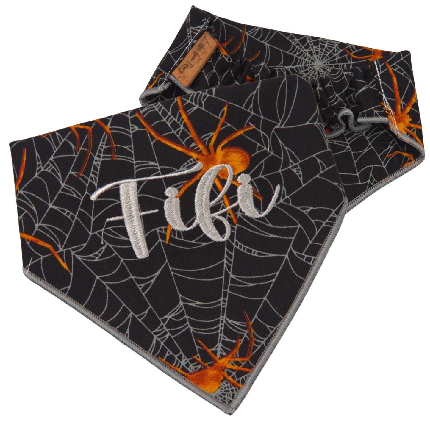 Scrunchie Bandanas Spider Web Scrunchie Bandana by Life for Pawz – Handmade for pets