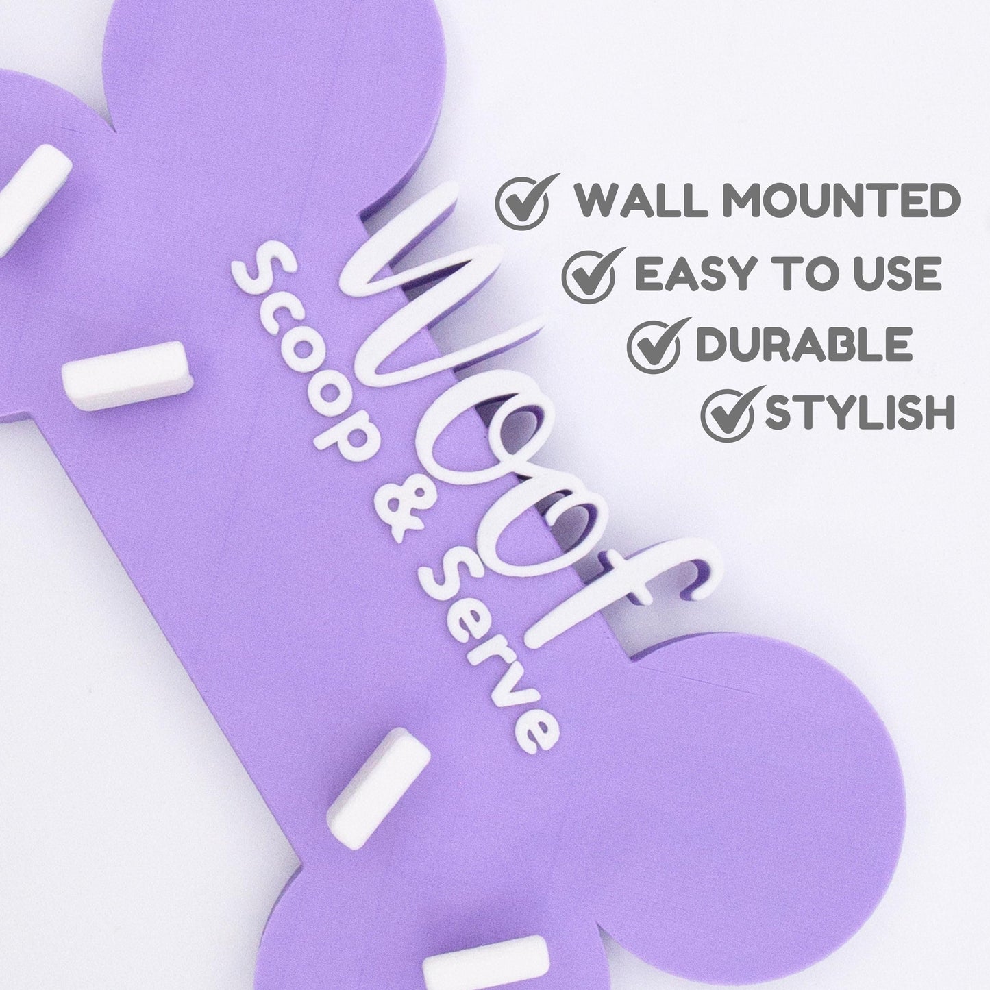 TEMPORARY Custom Dog Food Scoop Holder - Personalized Kibble Measurer - Pet Meal Feeder, Gift for Dog Moms & Owners by Life for Pawz – Handmade for pets