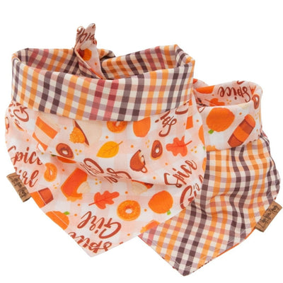 Tie and Snap Autumn Spice by Life for Pawz – Handmade for pets
