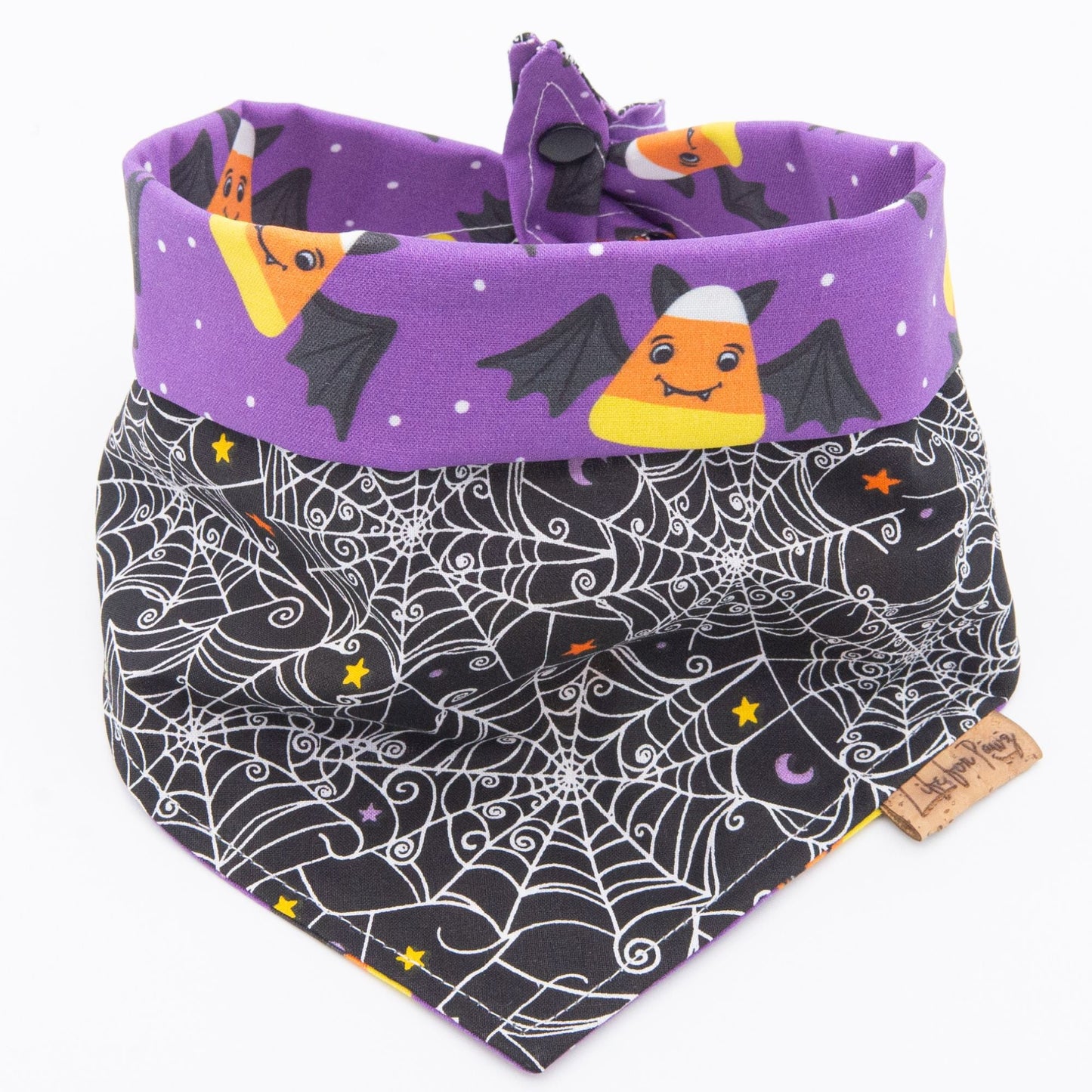 Tie and Snap Bats Spider Web by Life for Pawz – Handmade for pets