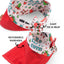 Tie and Snap Christmas Elf Tie & Snap Bandana by Life for Pawz – Handmade for pets