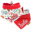 Tie and Snap Christmas Elf Tie & Snap Bandana by Life for Pawz – Handmade for pets
