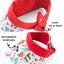 Tie and Snap Christmas Elf Tie & Snap Bandana by Life for Pawz – Handmade for pets