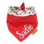 Tie and Snap Christmas Elf Tie & Snap Bandana by Life for Pawz – Handmade for pets