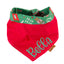 Tie and Snap Christmas Latte Bandana by Life for Pawz – Handmade for pets