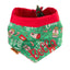 Tie and Snap Christmas Latte Bandana by Life for Pawz – Handmade for pets