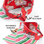 Tie and Snap Christmas Sheep & Stripes Tie & Snap Bandana by Life for Pawz – Handmade for pets