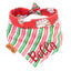 Tie and Snap Christmas Sheep & Stripes Tie & Snap Bandana by Life for Pawz – Handmade for pets