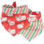 Tie and Snap Christmas Sheep & Stripes Tie & Snap Bandana by Life for Pawz – Handmade for pets