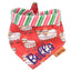 Tie and Snap Christmas Sheep & Stripes Tie & Snap Bandana by Life for Pawz – Handmade for pets