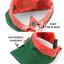 Tie and Snap Christmas Warm Kisses Tie & Snap Bandana by Life for Pawz – Handmade for pets