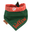 Tie and Snap Christmas Warm Kisses Tie & Snap Bandana by Life for Pawz – Handmade for pets