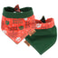 Tie and Snap Christmas Warm Kisses Tie & Snap Bandana by Life for Pawz – Handmade for pets