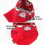 Tie and Snap Cool Santa Bandana by Life for Pawz – Handmade for pets