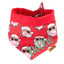 Tie and Snap Cool Santa Bandana by Life for Pawz – Handmade for pets