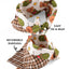 Tie and Snap Cowboy Cactus Bandana by Life for Pawz – Handmade for pets