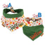 Tie and Snap Fall Floral Bandana by Life for Pawz – Handmade for pets