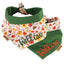 Tie and Snap Fall Floral Bandana by Life for Pawz – Handmade for pets