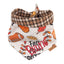 Tie and Snap Fall Football by Life for Pawz – Handmade for pets