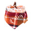 Tie and Snap Fall Treats & Plaid Tie & Snap Bandana by Life for Pawz – Handmade for pets