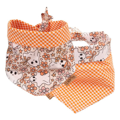 Tie and Snap Ghost Garden by Life for Pawz – Handmade for pets