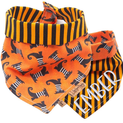 Tie and Snap Halloween Spooky Fun by Life for Pawz – Handmade for pets