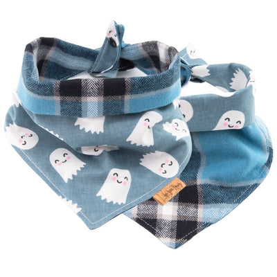 Tie and Snap Halloween Spooky Ghost by Life for Pawz – Handmade for pets