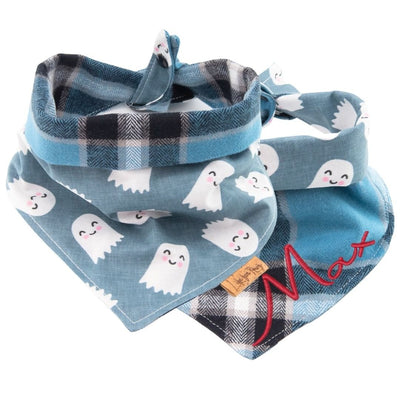 Tie and Snap Halloween Spooky Ghost by Life for Pawz – Handmade for pets