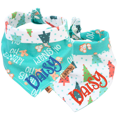 Tie and Snap Oh Snap Dog Bandana by Life for Pawz – Handmade for pets
