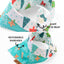 Tie and Snap Oh Snap Dog Bandana by Life for Pawz – Handmade for pets