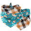 Tie and Snap Otter Chaos Plaid by Life for Pawz – Handmade for pets