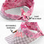 Tie and Snap Pink Ribbon Tie & Snap Bandana by Life for Pawz – Handmade for pets