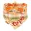 Tie and Snap Pumpkin Spice Plaid by Life for Pawz – Handmade for pets