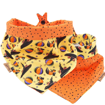 Tie and Snap Spooky Hat Boots by Life for Pawz – Handmade for pets
