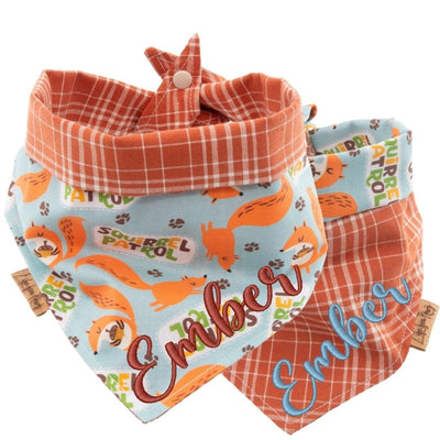 Tie and Snap Squirrel Patrol by Life for Pawz – Handmade for pets