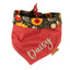 Tie and Snap Sunflower & Mushroom by Life for Pawz – Handmade for pets