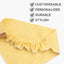 Dog bandana Yellow Dots Embroidered Scrunchie Dog Bandana - Life for Pawz - 