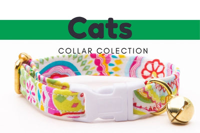 Dog bandana Cat Collar - Cat Collar - Spring, Easter, Summer, Fall - Cat and Kitten - Life for Pawz -