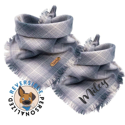 Dog bandana Cozy Checkered Flannel Bandana I Your Dog's Winter Wardrobe Essential - Life for Pawz - Flannel Dog Bandana
