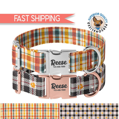 Dog bandana Dog Collar - Personalized Spooky and Stylish: Fall Dog Collar Collection - Personalized, Stylish Pet Collars, Collars for Girls, Puppy Colla - Life for Pawz -